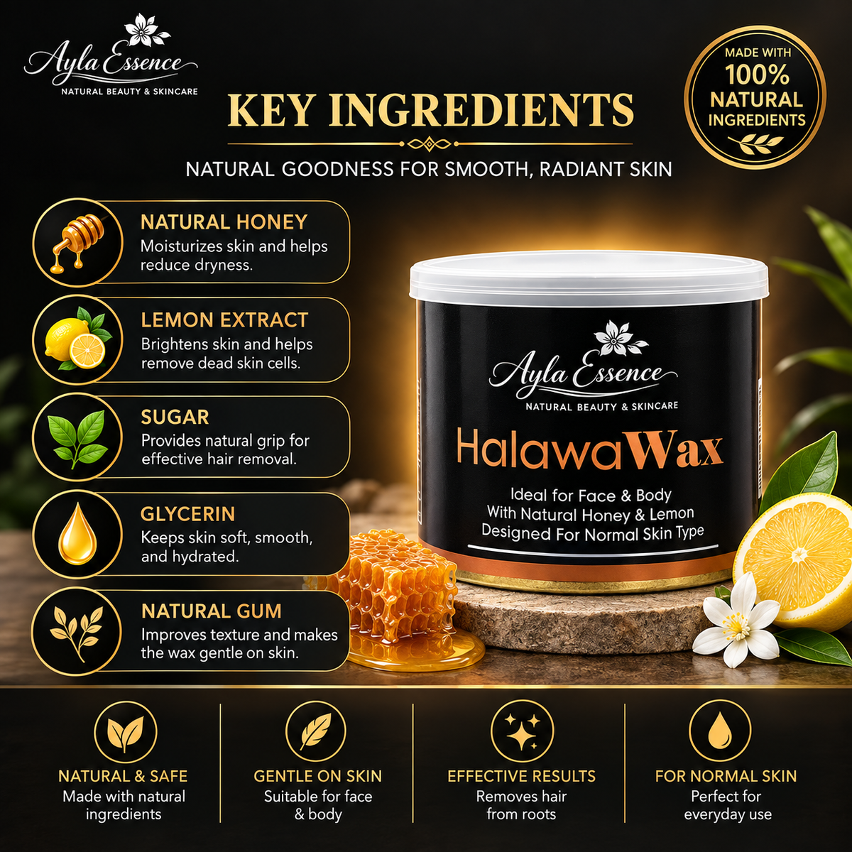 Limited Time Offer- Ayla Essence Halawa Wax